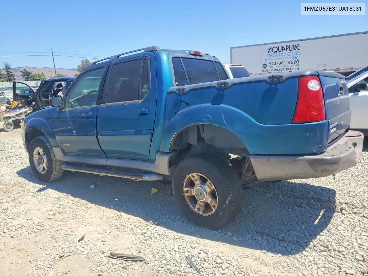 2001 Ford Explorer Sport Trac VIN: 1FMZU67E31UA18031 Lot: 59742726