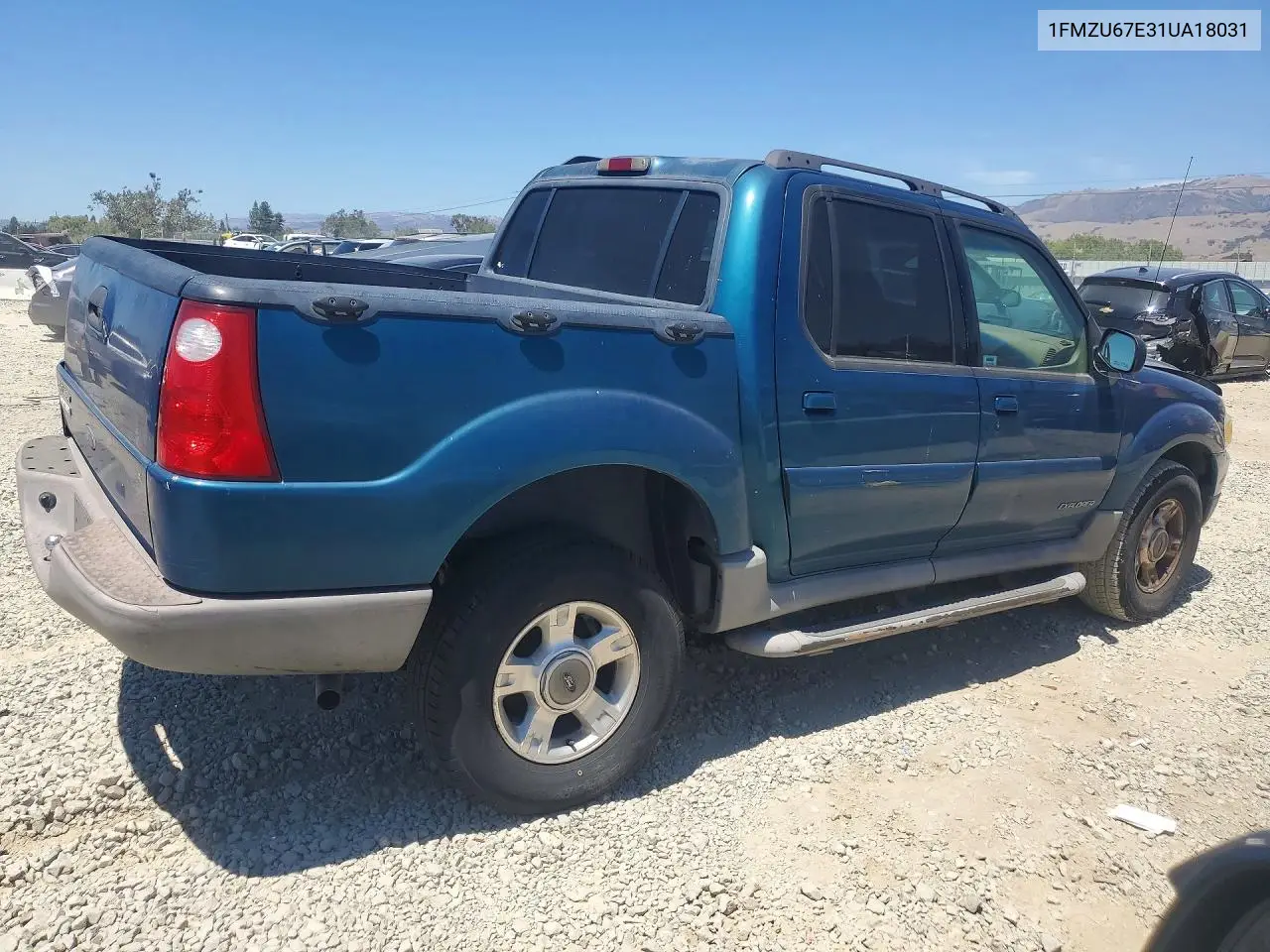 2001 Ford Explorer Sport Trac VIN: 1FMZU67E31UA18031 Lot: 59742726