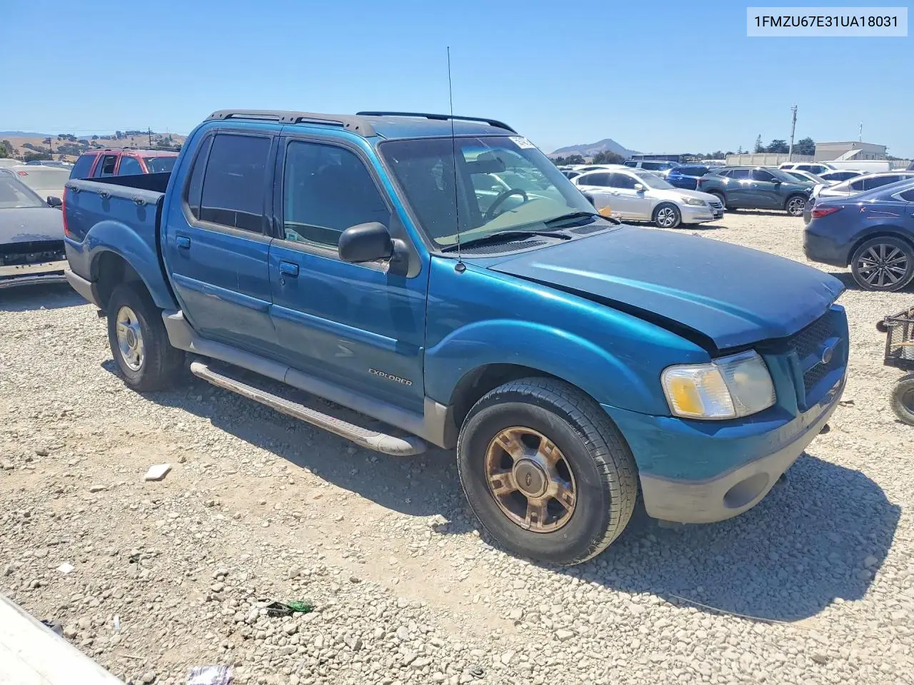 2001 Ford Explorer Sport Trac VIN: 1FMZU67E31UA18031 Lot: 59742726
