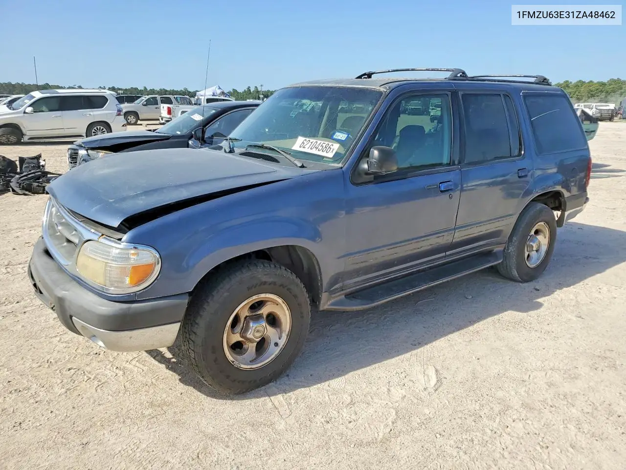 2001 Ford Explorer VIN: 1FMZU63E31ZA48462 Lot: 62104586