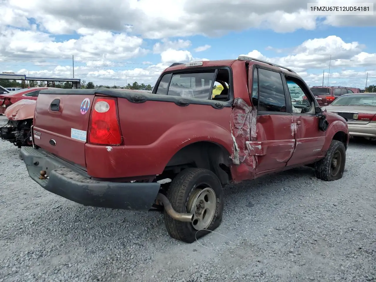 1FMZU67E12UD54181 2002 Ford Explorer Sport Trac