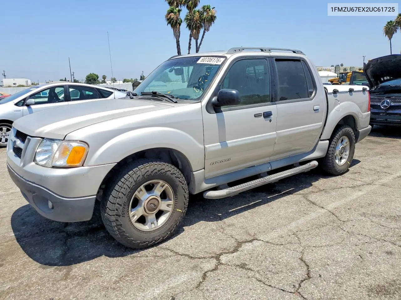 2002 Ford Explorer Sport Trac VIN: 1FMZU67EX2UC61725 Lot: 60706176
