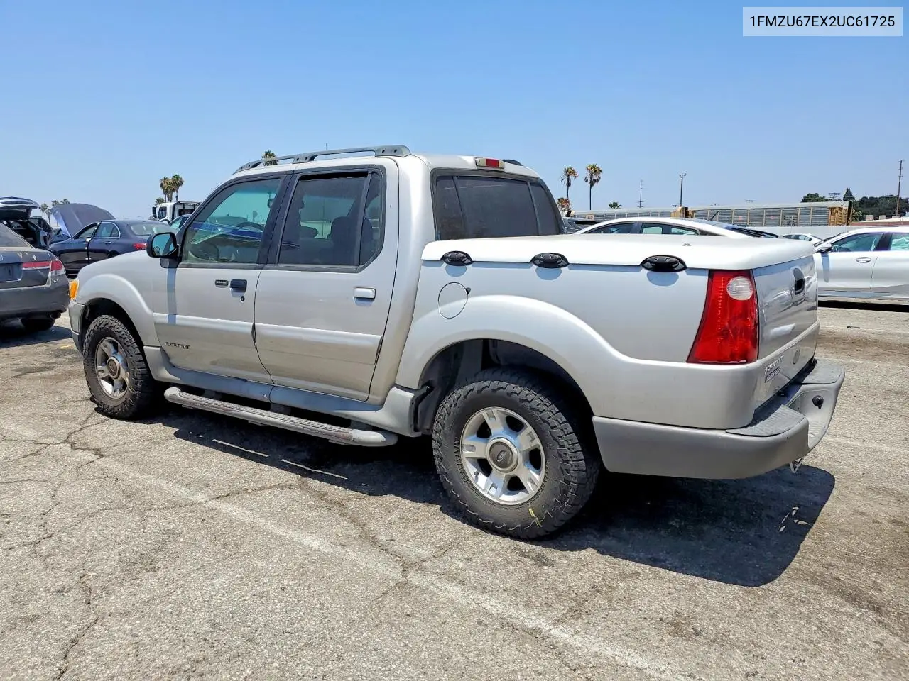 2002 Ford Explorer Sport Trac VIN: 1FMZU67EX2UC61725 Lot: 60706176