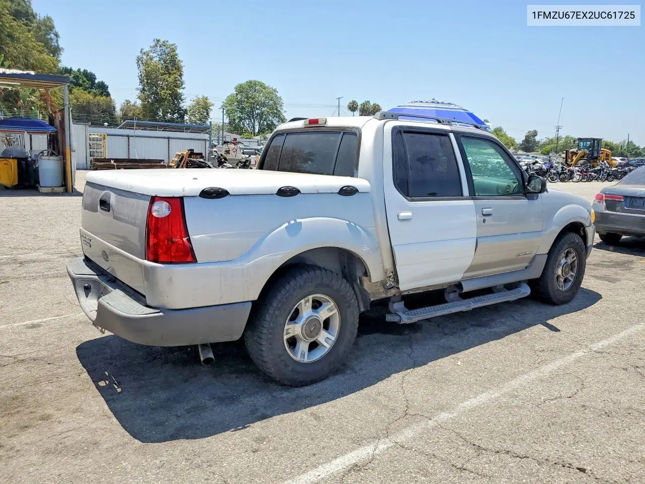 2002 Ford Explorer Sport Trac VIN: 1FMZU67EX2UC61725 Lot: 60706176
