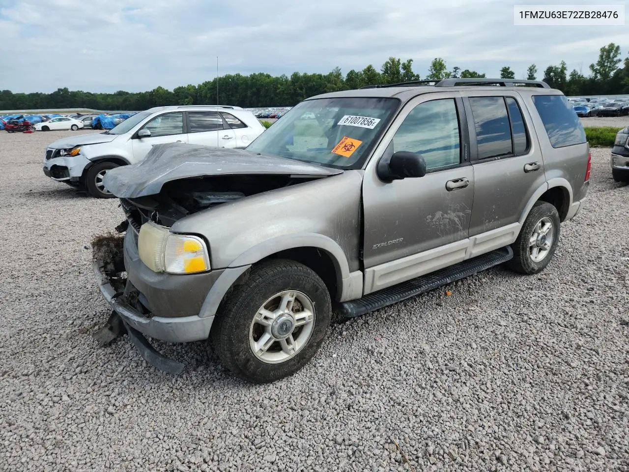 2002 Ford Explorer Xlt VIN: 1FMZU63E72ZB28476 Lot: 61007856