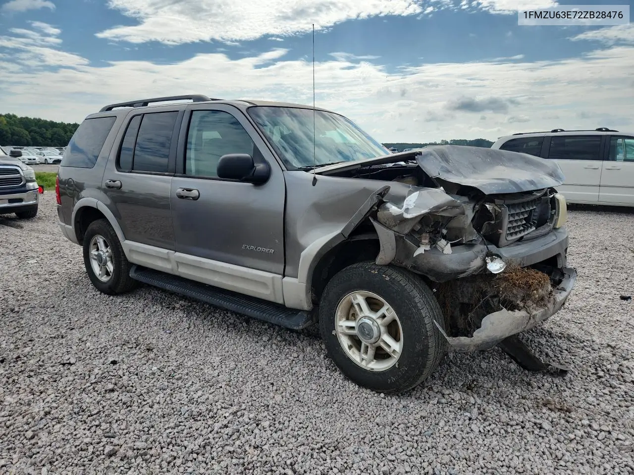 2002 Ford Explorer Xlt VIN: 1FMZU63E72ZB28476 Lot: 61007856