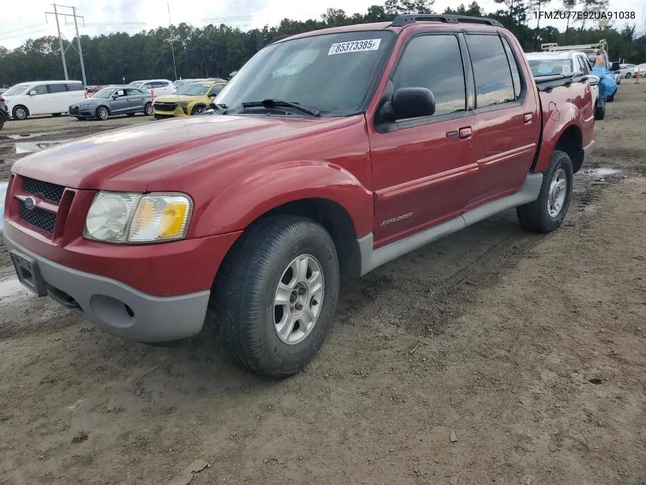 2002 Ford Explorer Sport Trac VIN: 1FMZU77E92UA91038 Lot: 91449945