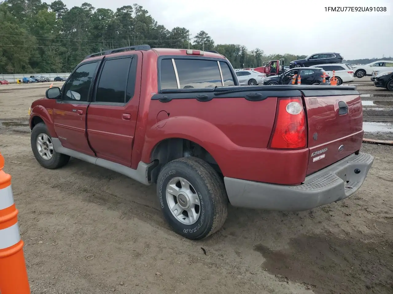 2002 Ford Explorer Sport Trac VIN: 1FMZU77E92UA91038 Lot: 91449945