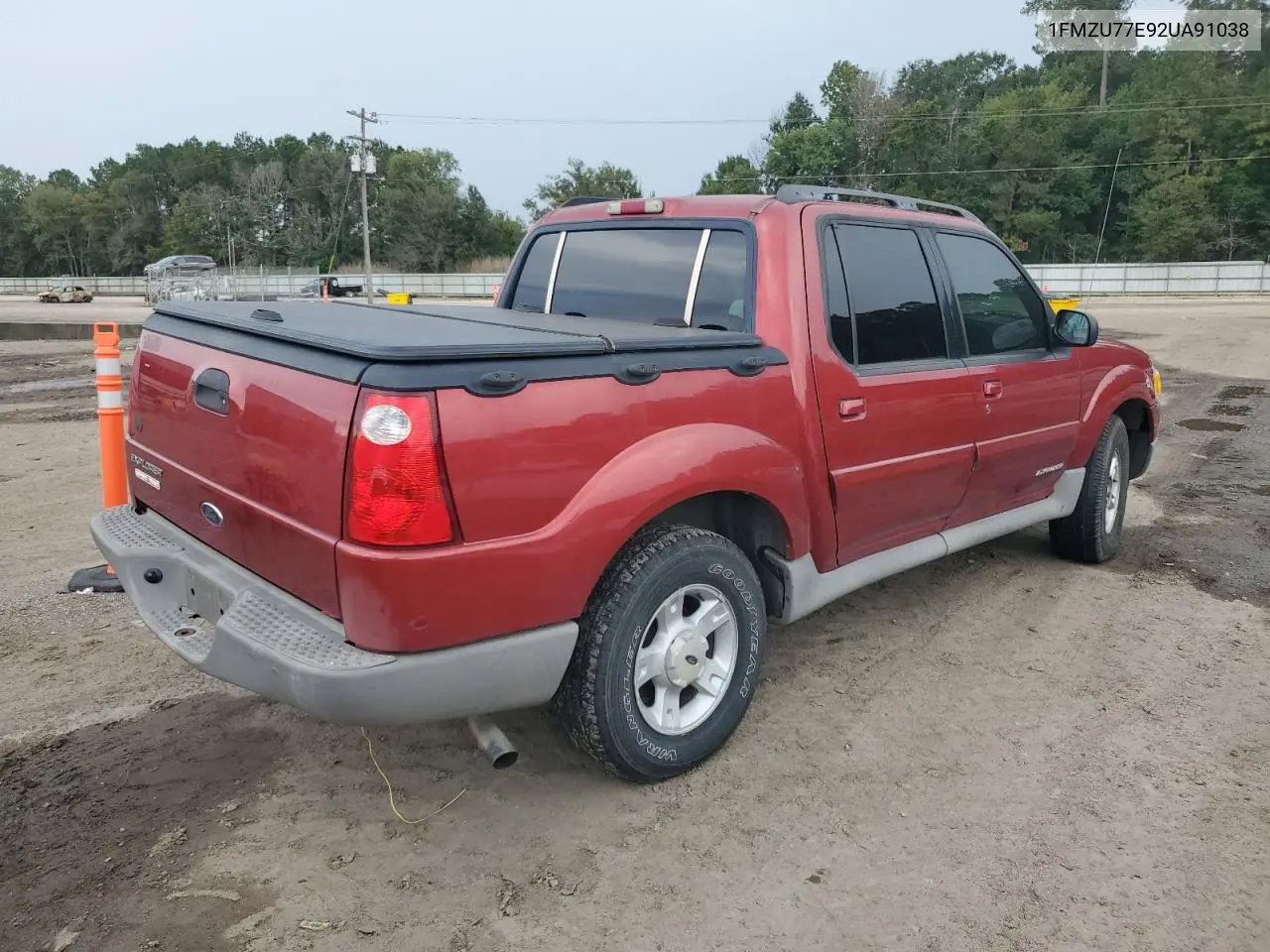 2002 Ford Explorer Sport Trac VIN: 1FMZU77E92UA91038 Lot: 91449945