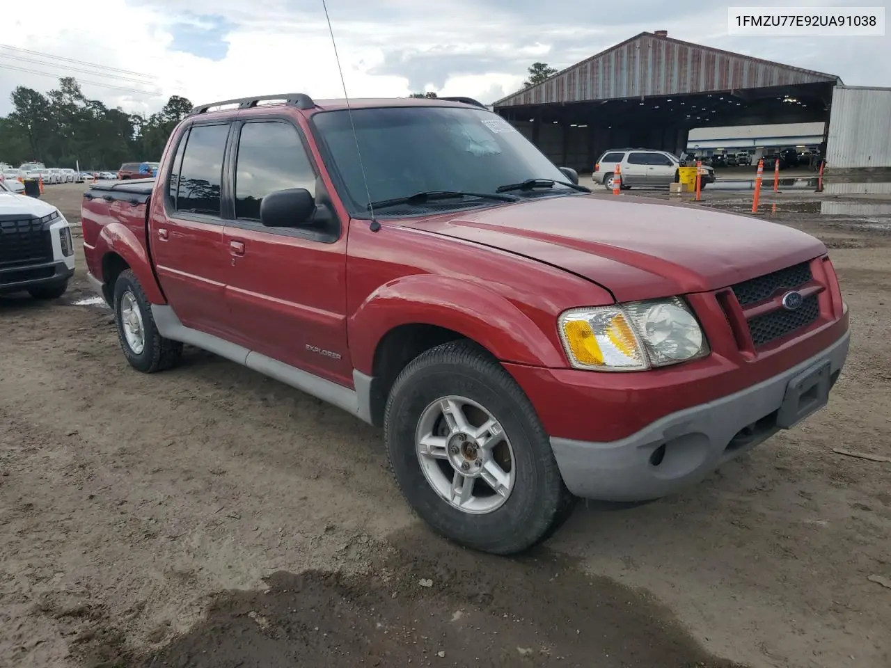 2002 Ford Explorer Sport Trac VIN: 1FMZU77E92UA91038 Lot: 91449945