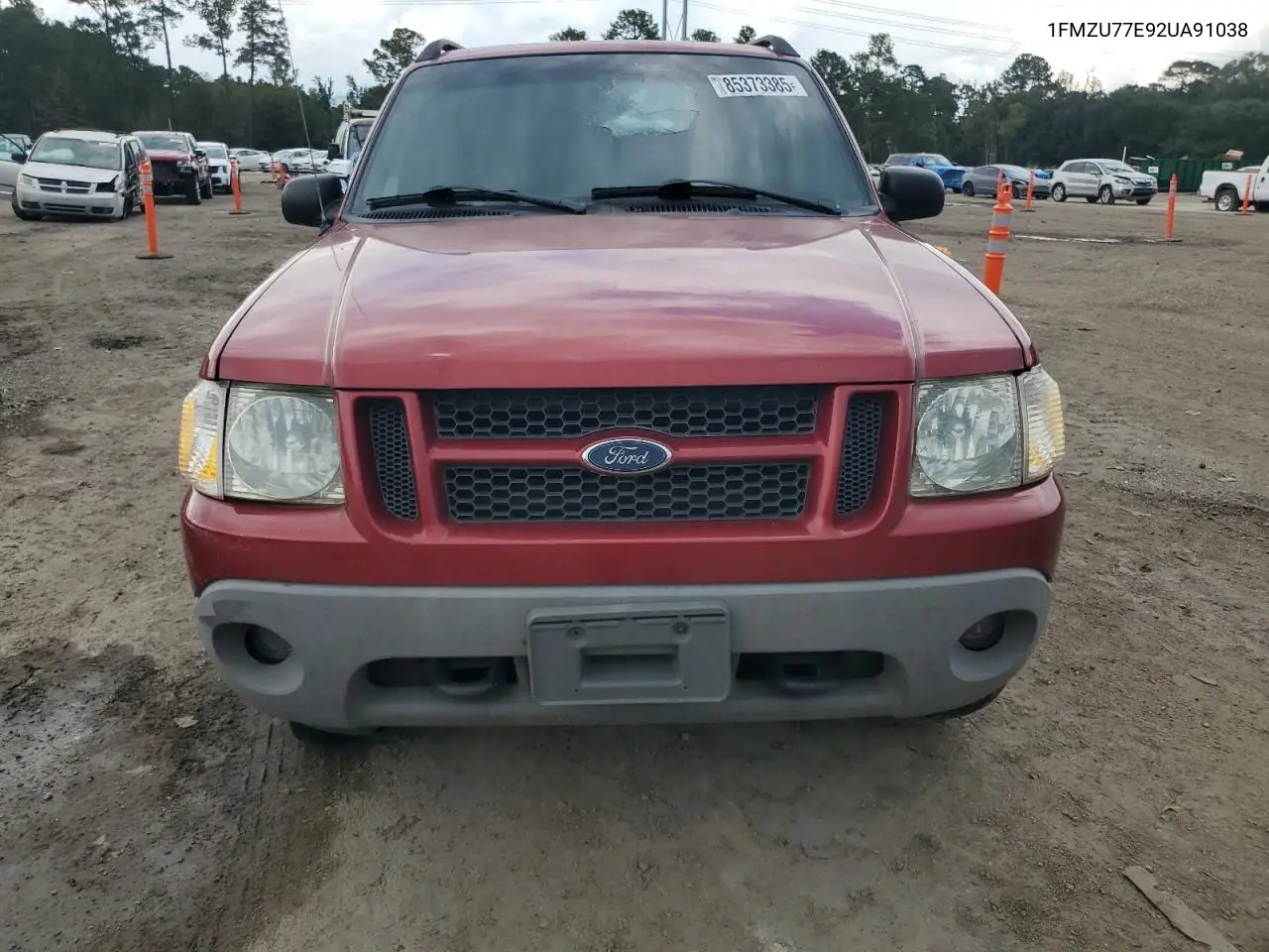 2002 Ford Explorer Sport Trac VIN: 1FMZU77E92UA91038 Lot: 91449945