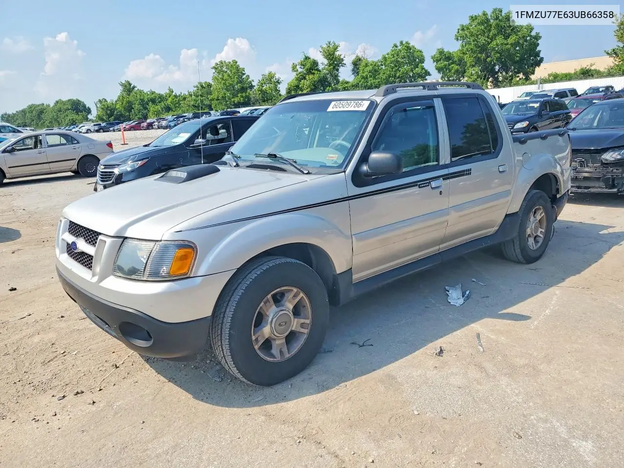 2003 Ford Explorer Sport Trac VIN: 1FMZU77E63UB66358 Lot: 60509786