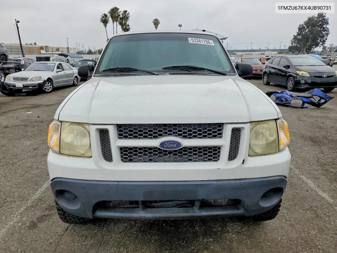 2004 Ford Explorer Sport Trac VIN: 1FMZU67KX4UB90731 Lot: 53341706