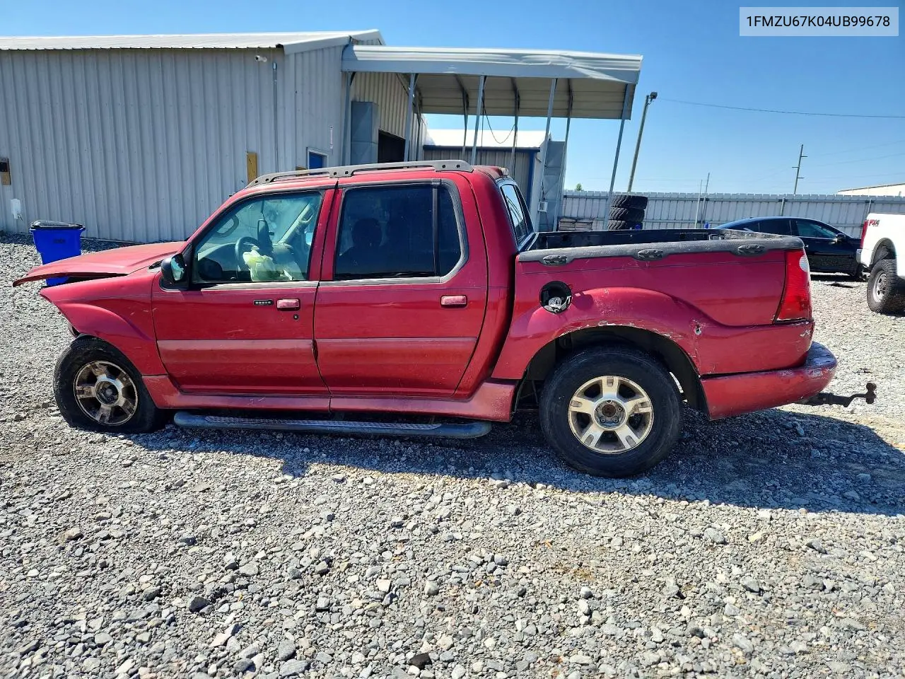 2004 Ford Explorer Sport Trac VIN: 1FMZU67K04UB99678 Lot: 53572876