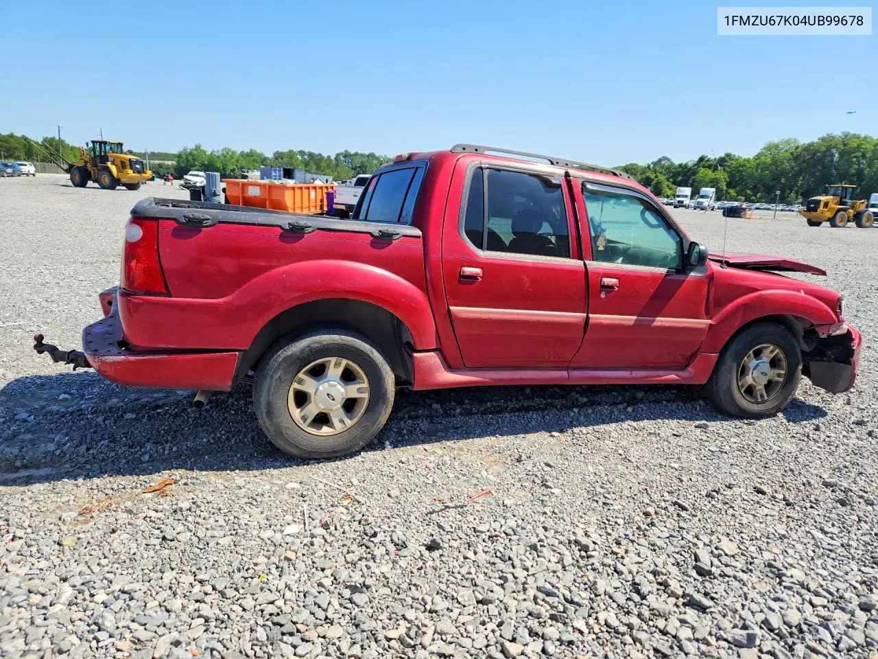 2004 Ford Explorer Sport Trac VIN: 1FMZU67K04UB99678 Lot: 53572876