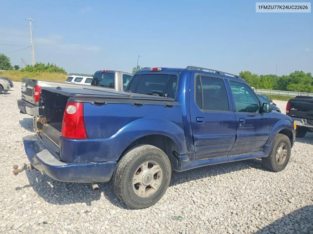 2004 Ford Explorer Sport Trac VIN: 1FMZU77K24UC22626 Lot: 58785026