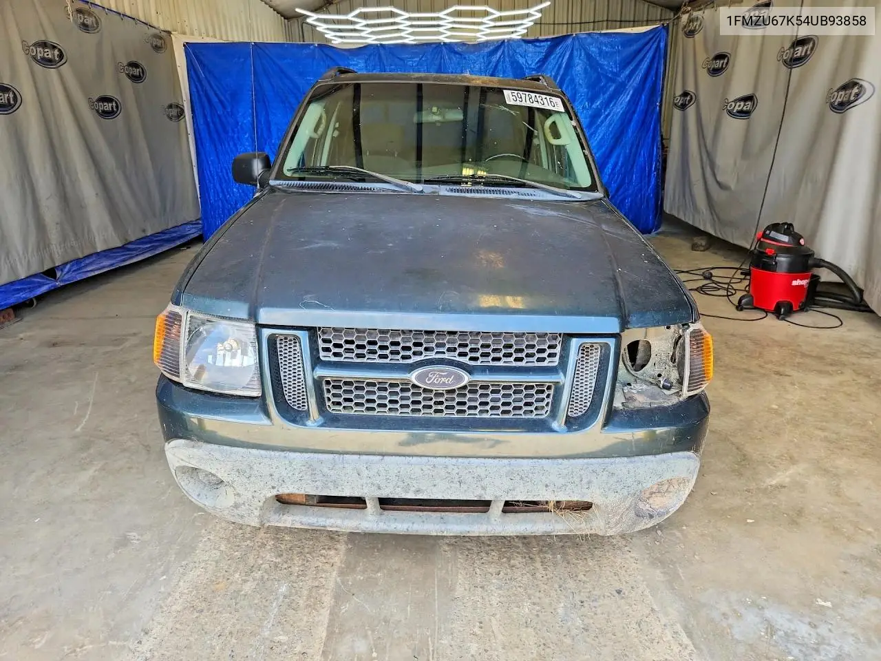 2004 Ford Explorer Sport Trac VIN: 1FMZU67K54UB93858 Lot: 59784316