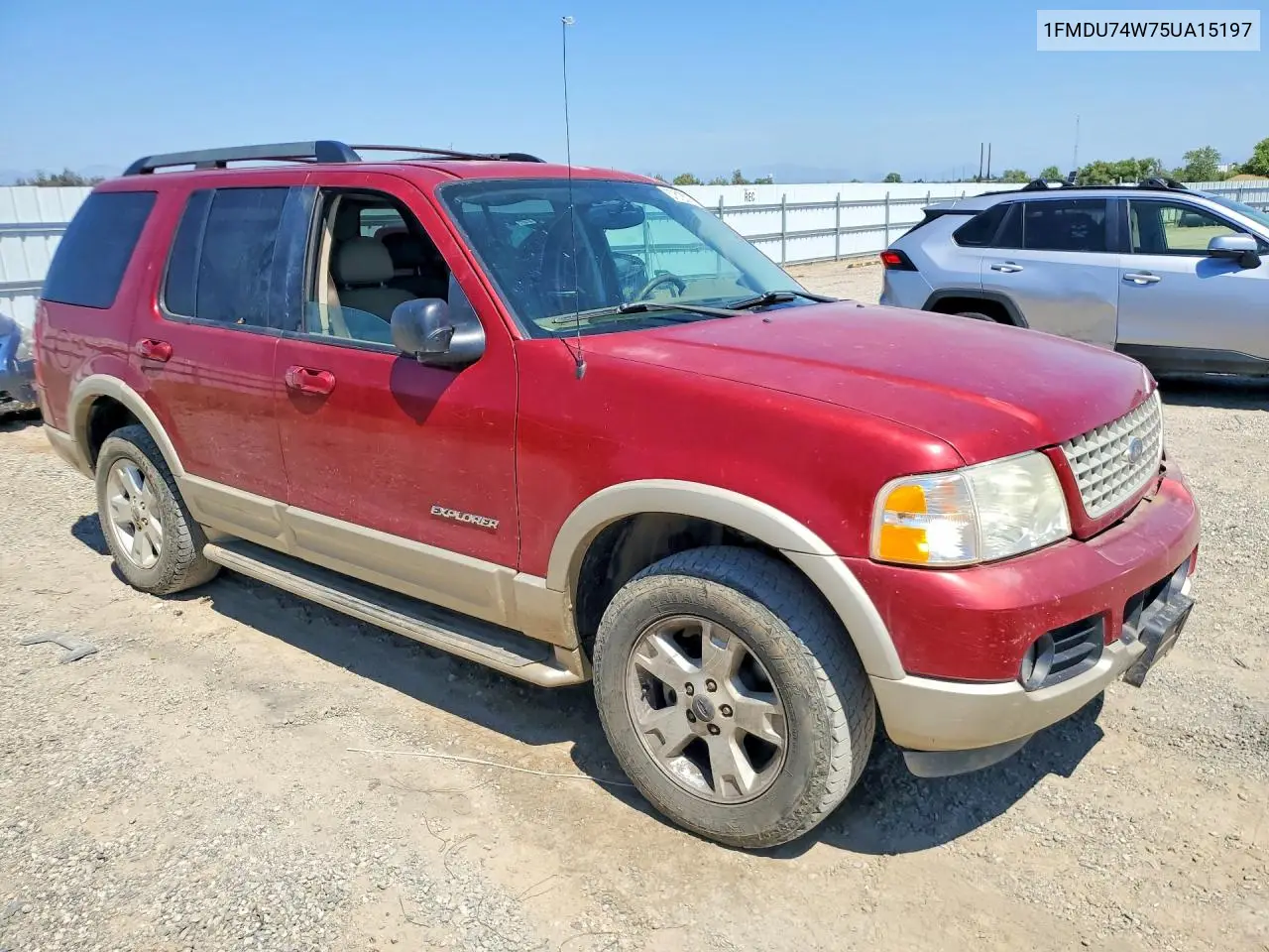 2005 Ford Explorer Eddie Bauer VIN: 1FMDU74W75UA15197 Lot: 57612216