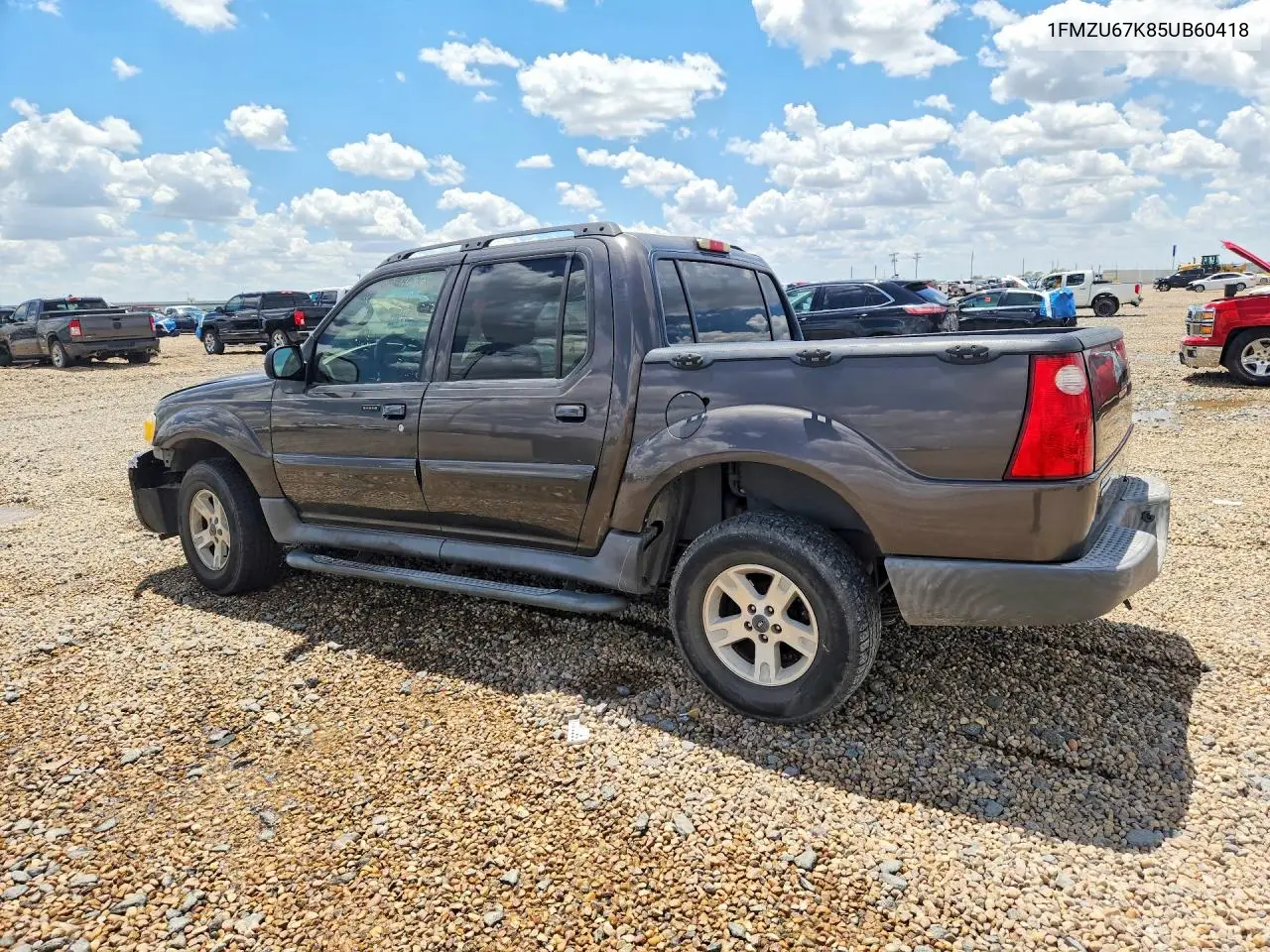2005 Ford Explorer Sport Trac VIN: 1FMZU67K85UB60418 Lot: 61142736