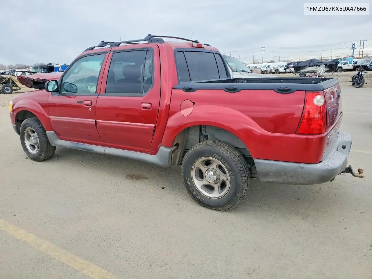 2005 Ford Explorer Sport Trac VIN: 1FMZU67KX5UA47666 Lot: 77002085