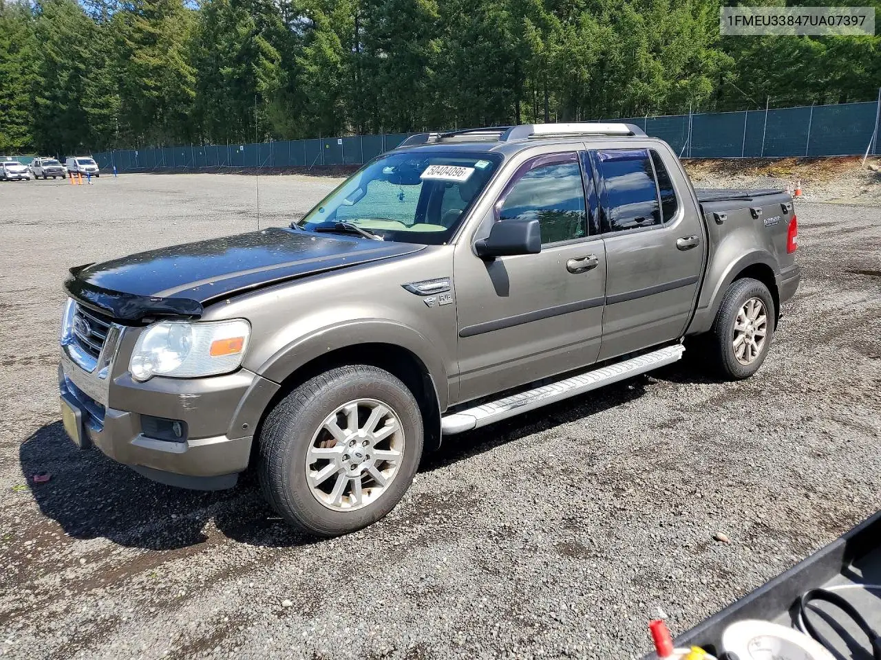2007 Ford Explorer Sport Trac Limited VIN: 1FMEU33847UA07397 Lot: 50404096