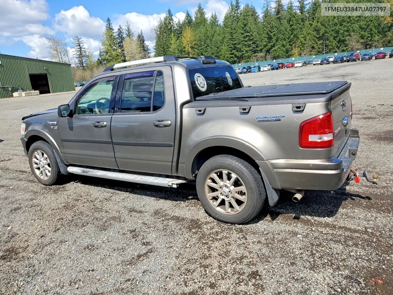 2007 Ford Explorer Sport Trac Limited VIN: 1FMEU33847UA07397 Lot: 50404096