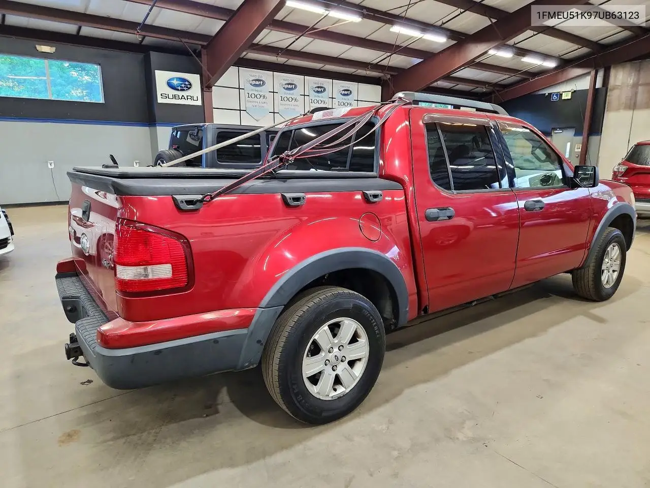 2007 Ford Explorer Sport Trac Xlt VIN: 1FMEU51K97UB63123 Lot: 56223106