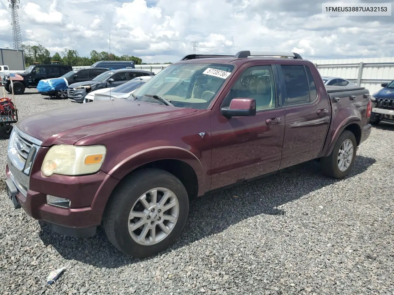 2007 Ford Explorer Sport Trac Limited VIN: 1FMEU53887UA32153 Lot: 57735736
