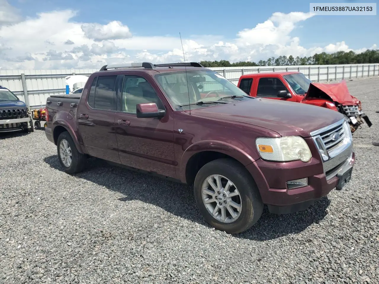 2007 Ford Explorer Sport Trac Limited VIN: 1FMEU53887UA32153 Lot: 57735736