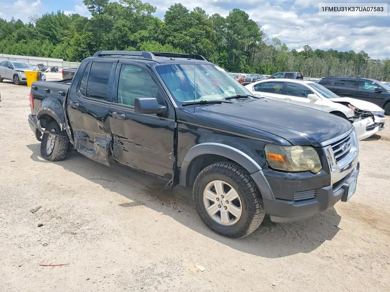 2007 Ford Explorer Sport Trac Xlt VIN: 1FMEU31K37UA07583 Lot: 58601186