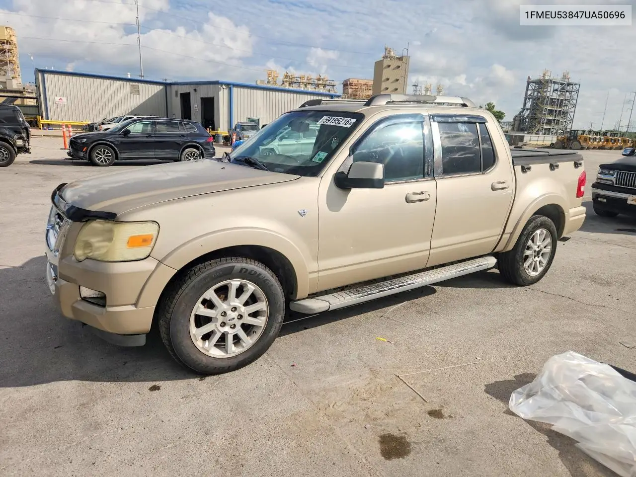2007 Ford Explorer Sport Trac Limited VIN: 1FMEU53847UA50696 Lot: 59195216