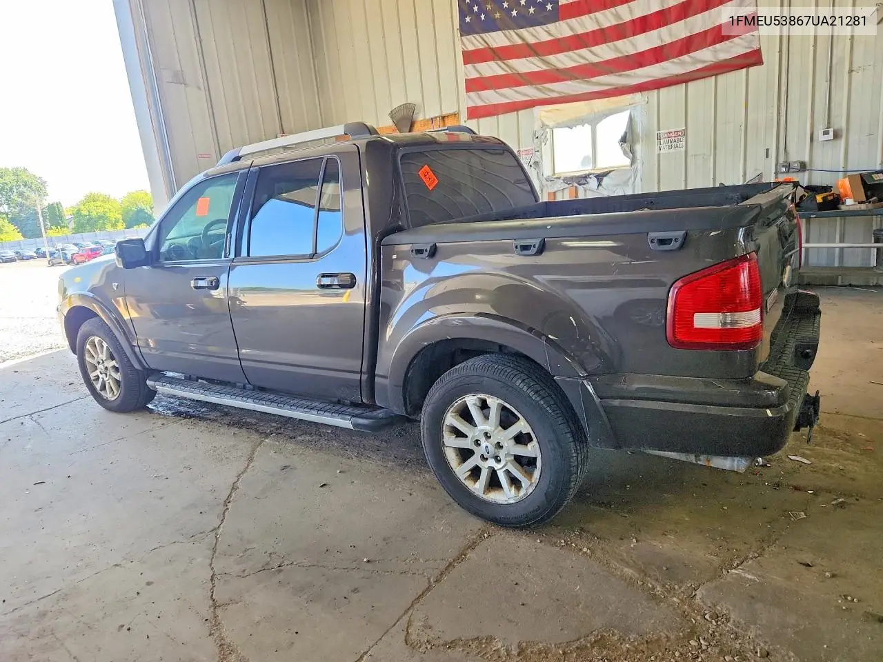 2007 Ford Explorer Sport Trac Limited VIN: 1FMEU53867UA21281 Lot: 59645026