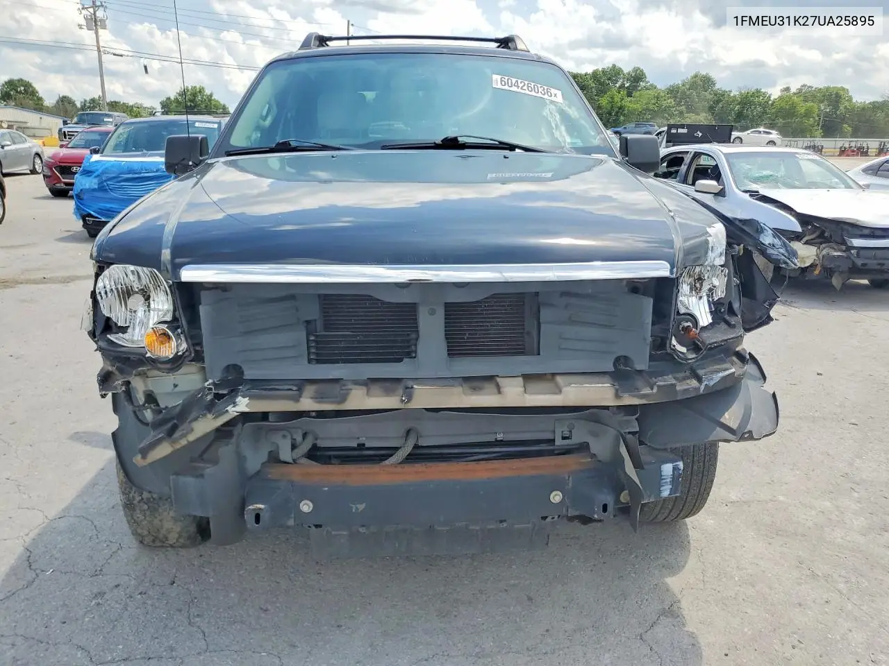 2007 Ford Explorer Sport Trac Xlt VIN: 1FMEU31K27UA25895 Lot: 60426036