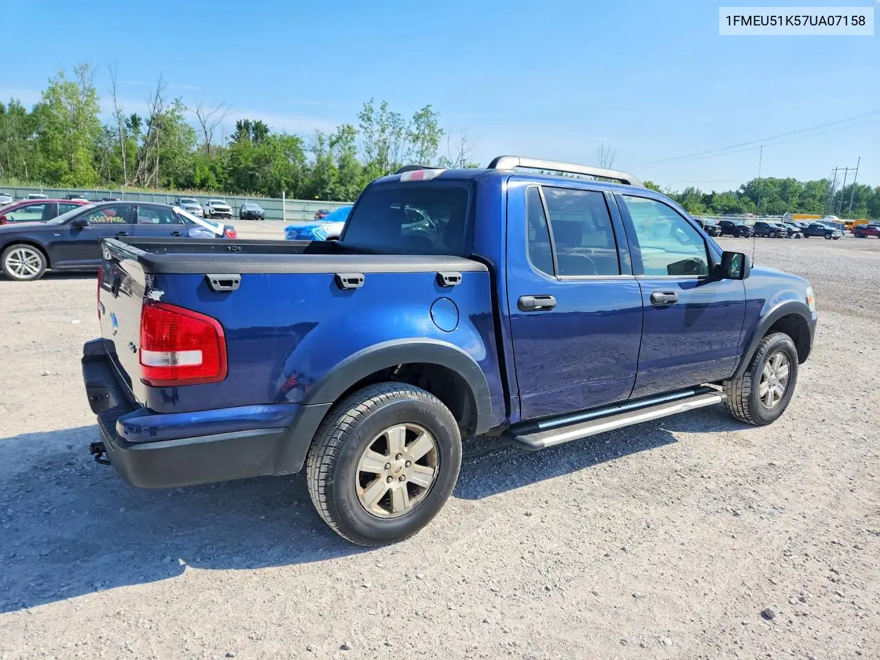 2007 Ford Explorer Sport Trac Xlt VIN: 1FMEU51K57UA07158 Lot: 60853216
