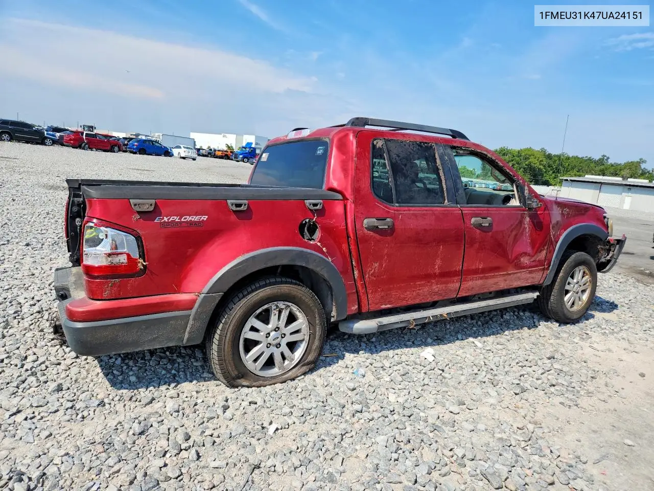 2007 Ford Explorer Sport Trac Xlt VIN: 1FMEU31K47UA24151 Lot: 61698396