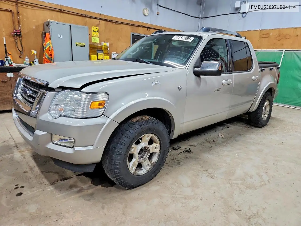 2007 Ford Explorer Sport Trac Limited VIN: 1FMEU53897UB24114 Lot: 61882886