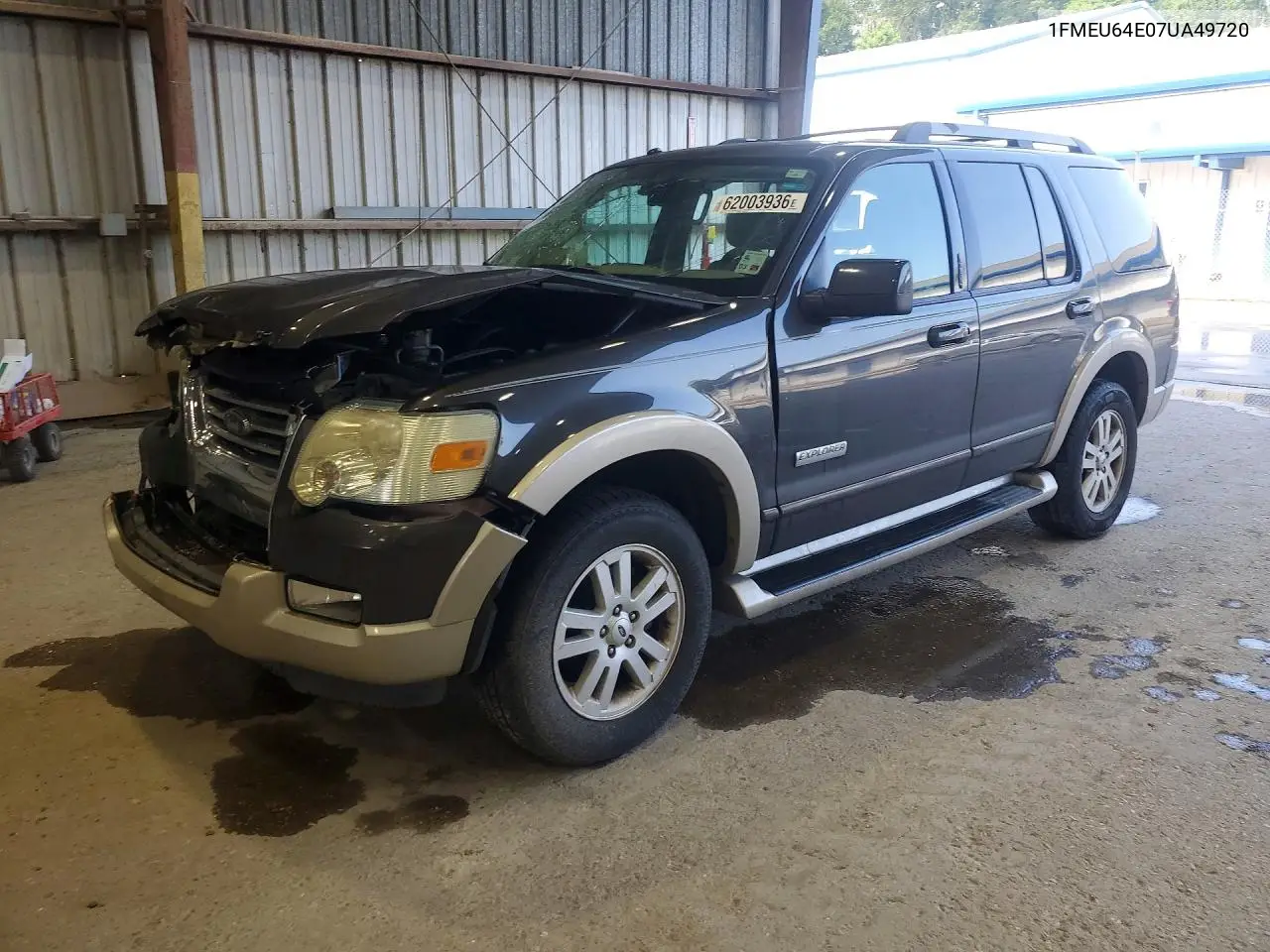 2007 Ford Explorer Eddie Bauer VIN: 1FMEU64E07UA49720 Lot: 62003936