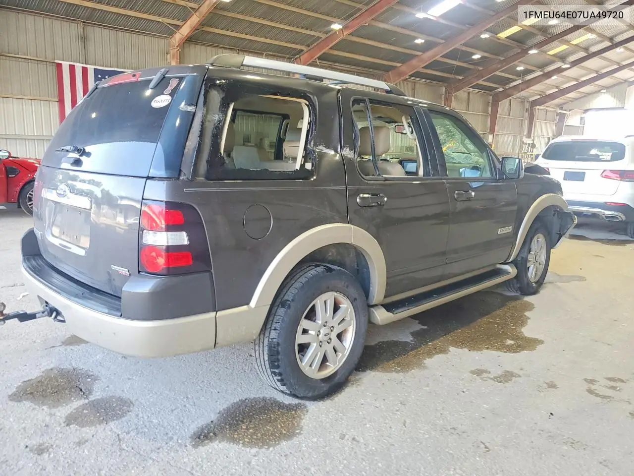 2007 Ford Explorer Eddie Bauer VIN: 1FMEU64E07UA49720 Lot: 62003936