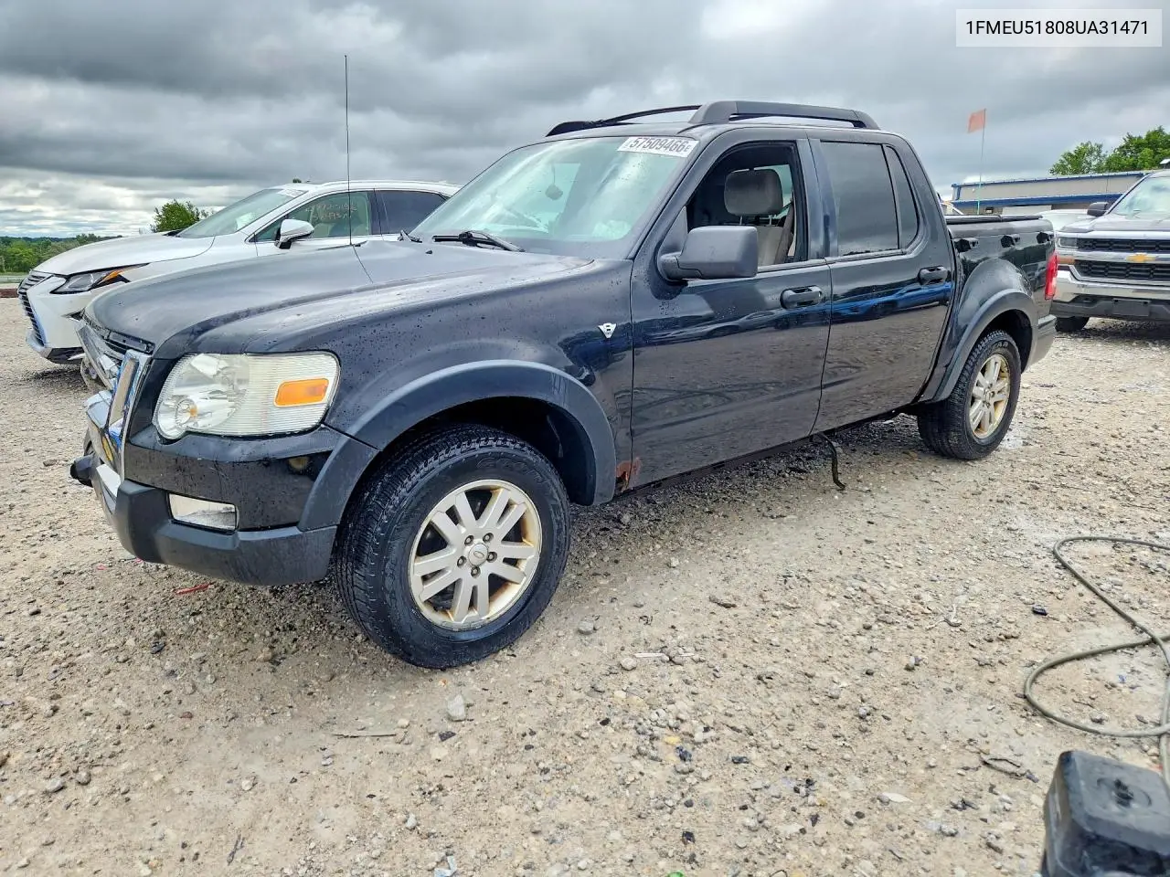 2008 Ford Explorer Sport Trac Xlt VIN: 1FMEU51808UA31471 Lot: 57509466