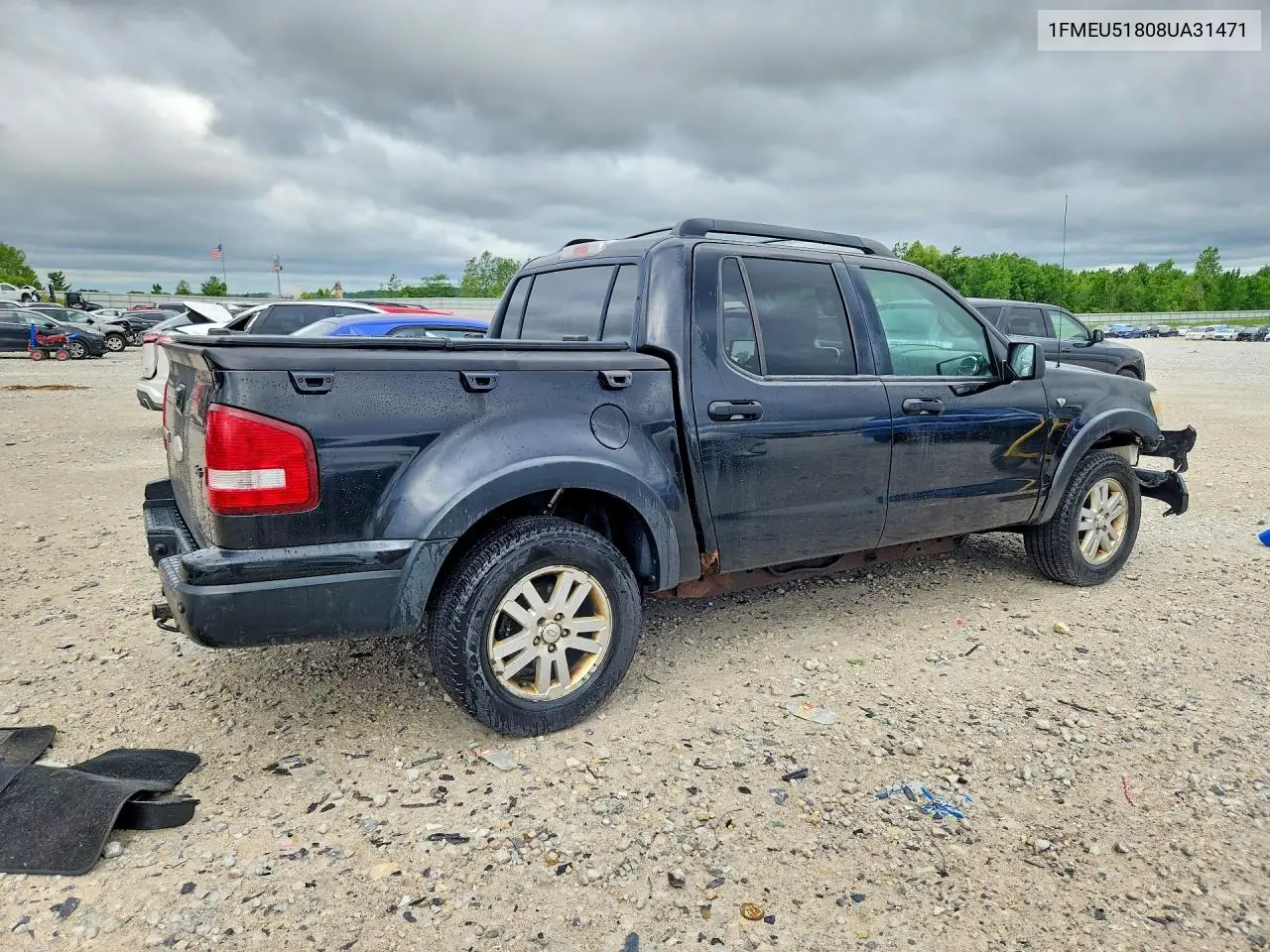 2008 Ford Explorer Sport Trac Xlt VIN: 1FMEU51808UA31471 Lot: 57509466