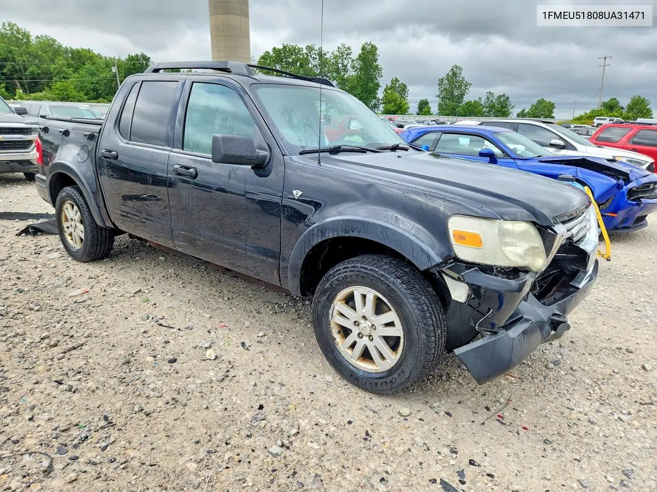 2008 Ford Explorer Sport Trac Xlt VIN: 1FMEU51808UA31471 Lot: 57509466