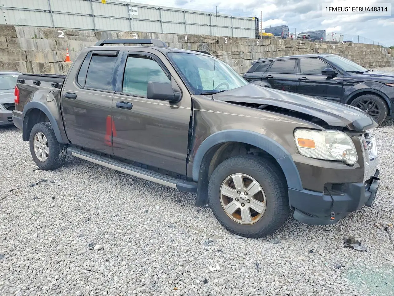 2008 Ford Explorer Sport Trac Xlt VIN: 1FMEU51E68UA48314 Lot: 58038076