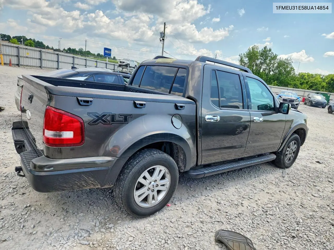 2008 Ford Explorer Sport Trac Xlt VIN: 1FMEU31E58UA14854 Lot: 59356286