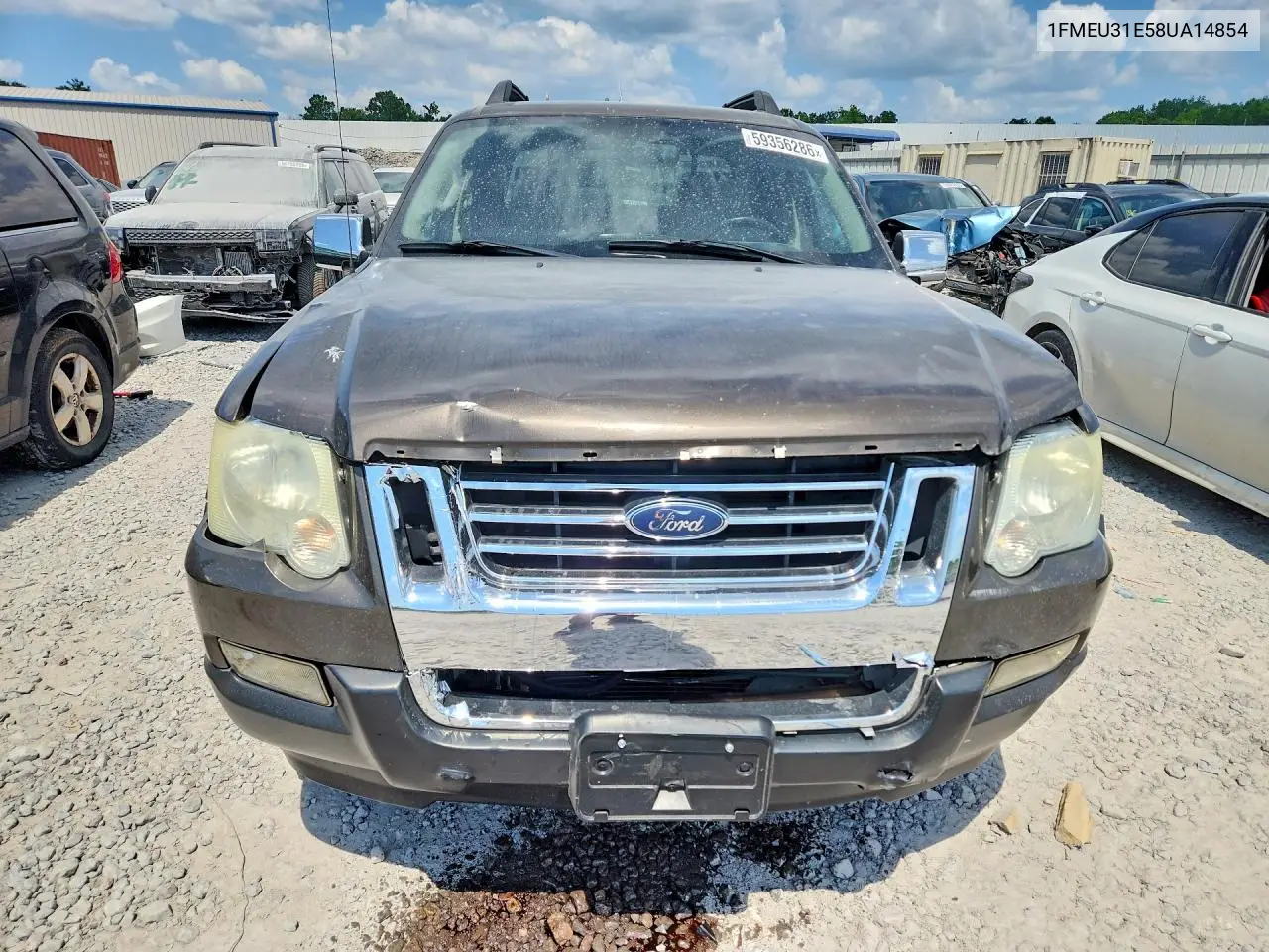 2008 Ford Explorer Sport Trac Xlt VIN: 1FMEU31E58UA14854 Lot: 59356286