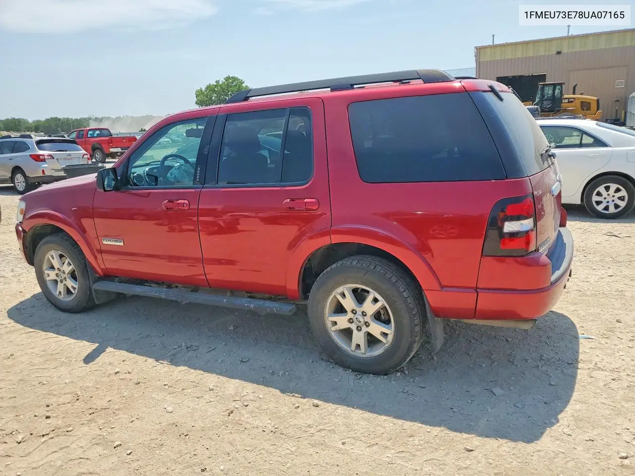 2008 Ford Explorer Xlt VIN: 1FMEU73E78UA07165 Lot: 61958476