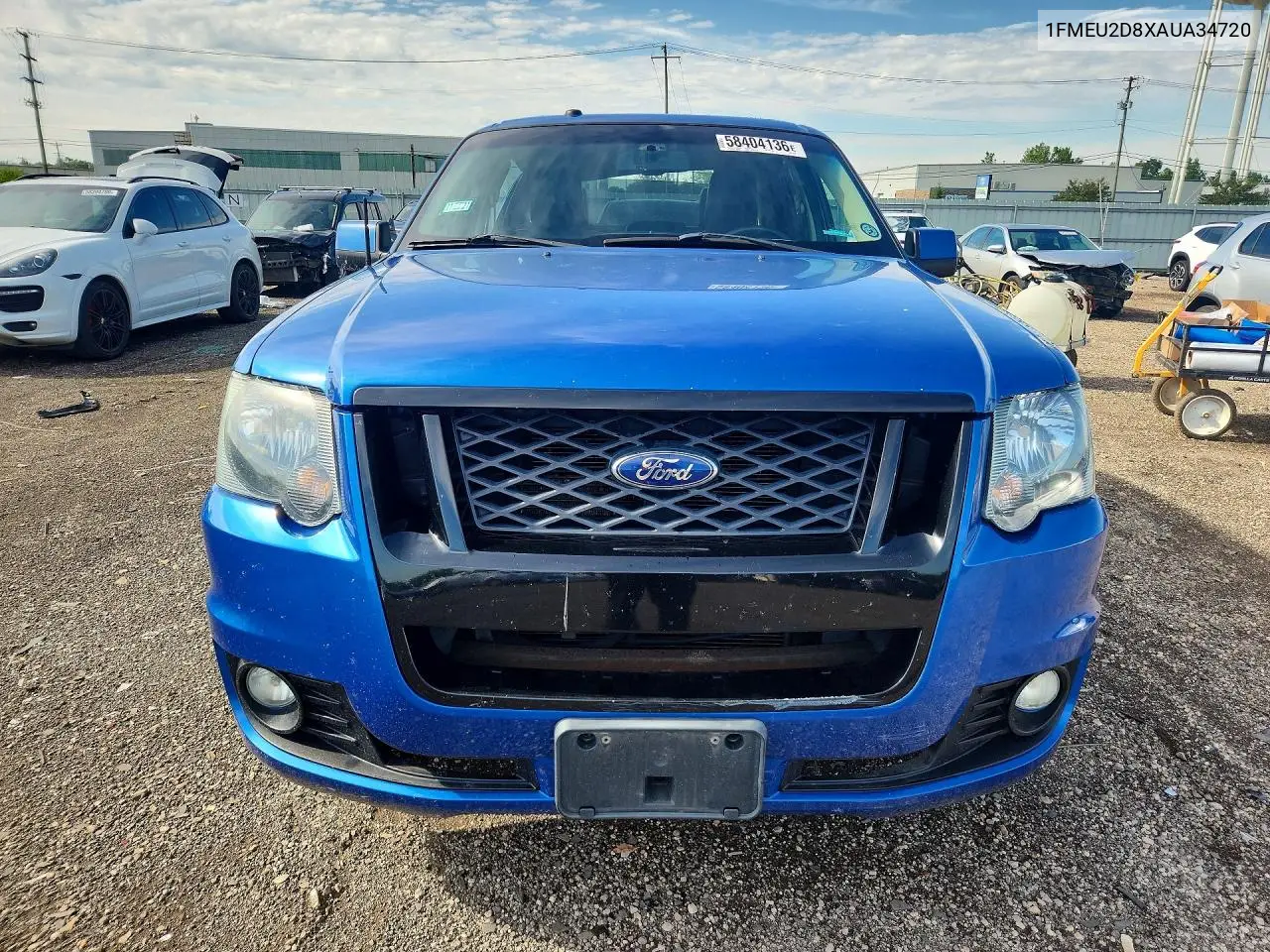 2010 Ford Explorer Sport Trac Limited VIN: 1FMEU2D8XAUA34720 Lot: 58404136