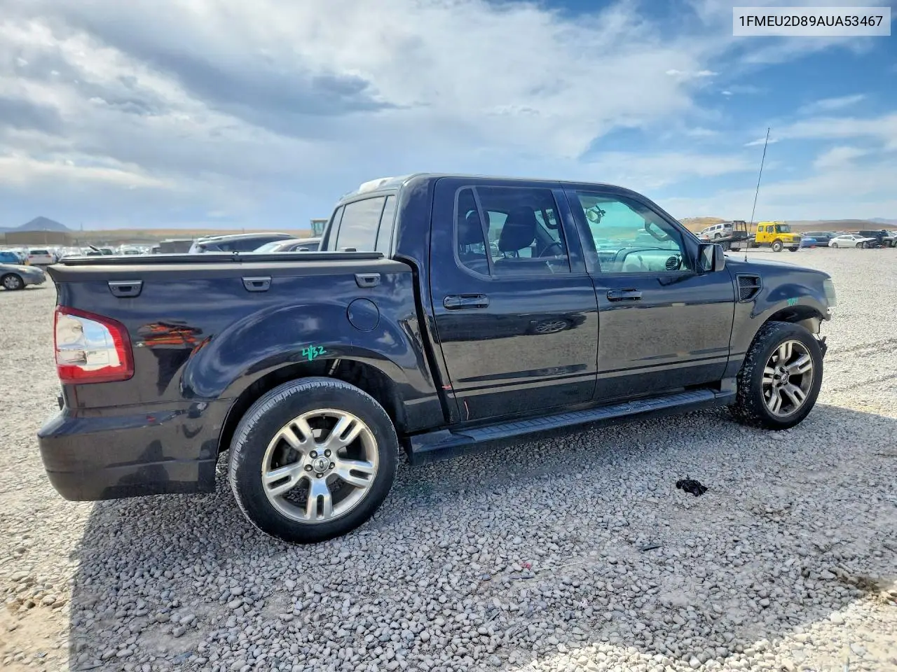 2010 Ford Explorer Sport Trac Limited VIN: 1FMEU2D89AUA53467 Lot: 59390536