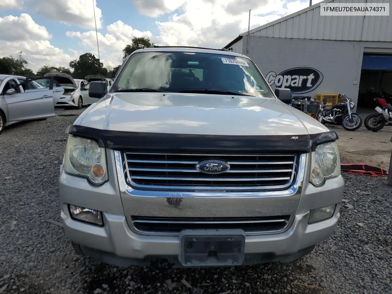 1FMEU7DE9AUA74371 2010 Ford Explorer Xlt