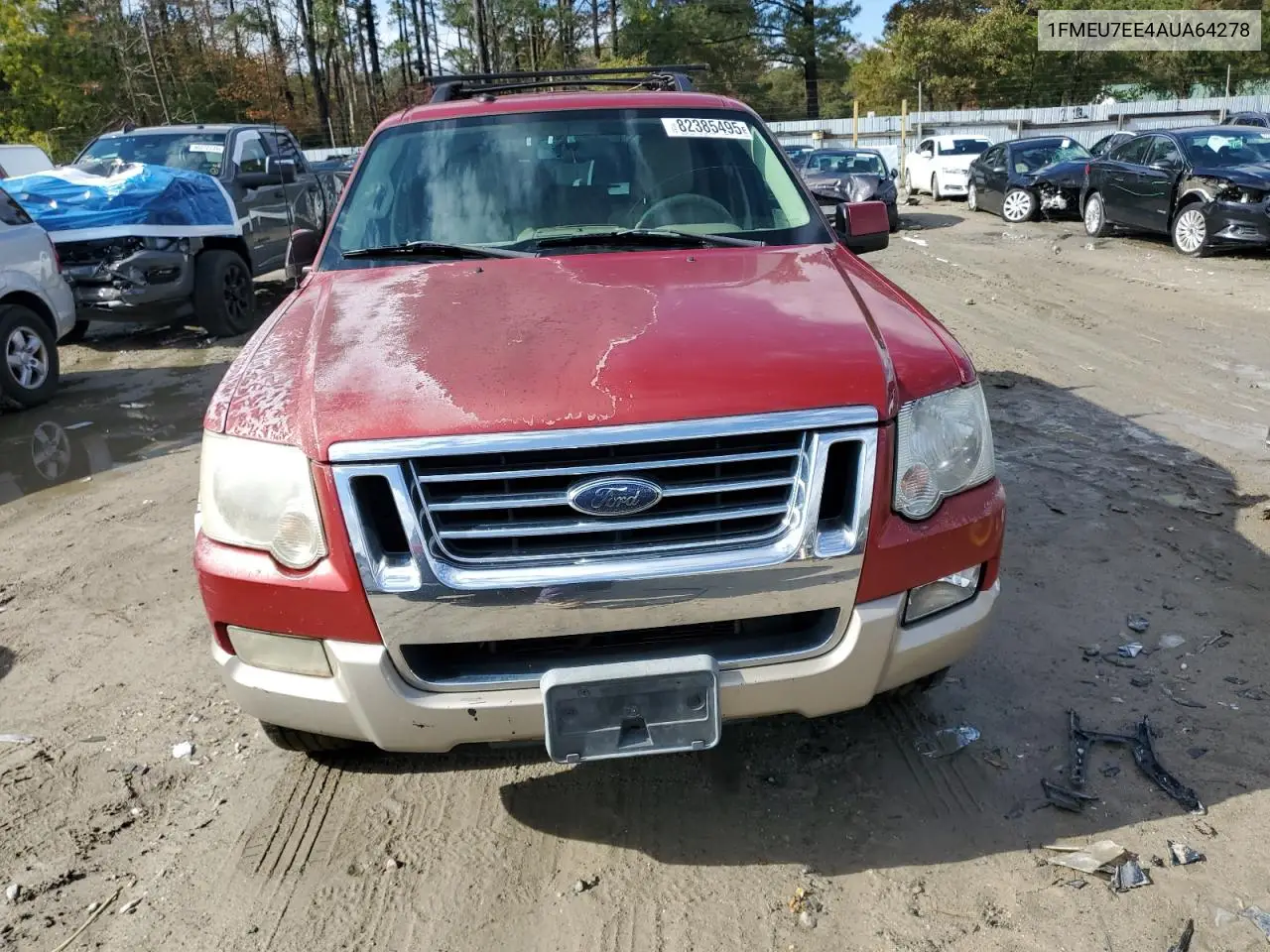 1FMEU7EE4AUA64278 2010 Ford Explorer Eddie Bauer