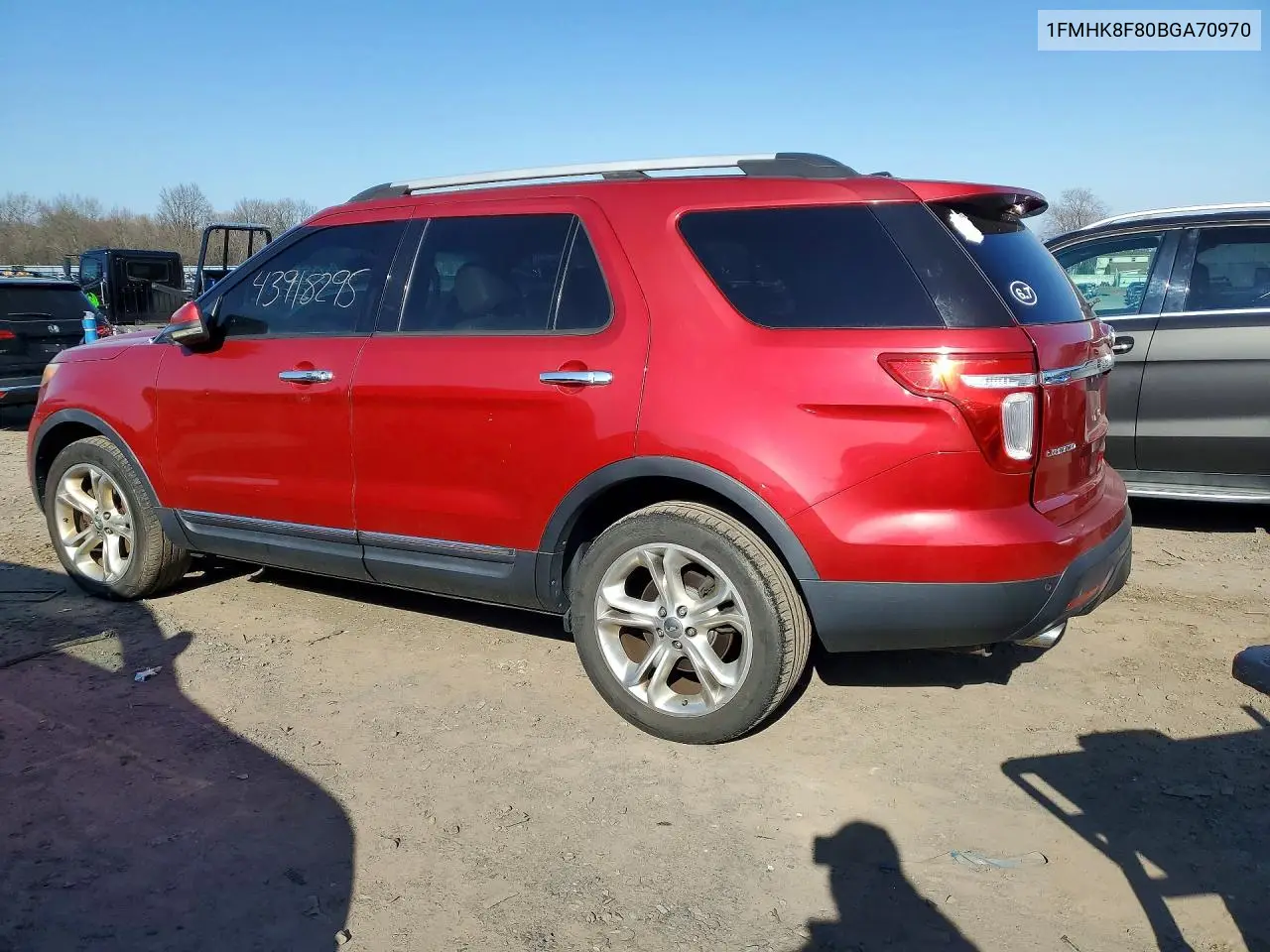 1FMHK8F80BGA70970 2011 Ford Explorer Limited